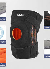 Knee Brace with Side Stabilizers & Gel Pads