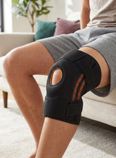 Knee Brace with Side Stabilizers & Gel Pads