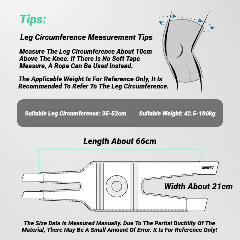 Knee Brace with Side Stabilizers & Gel Pads