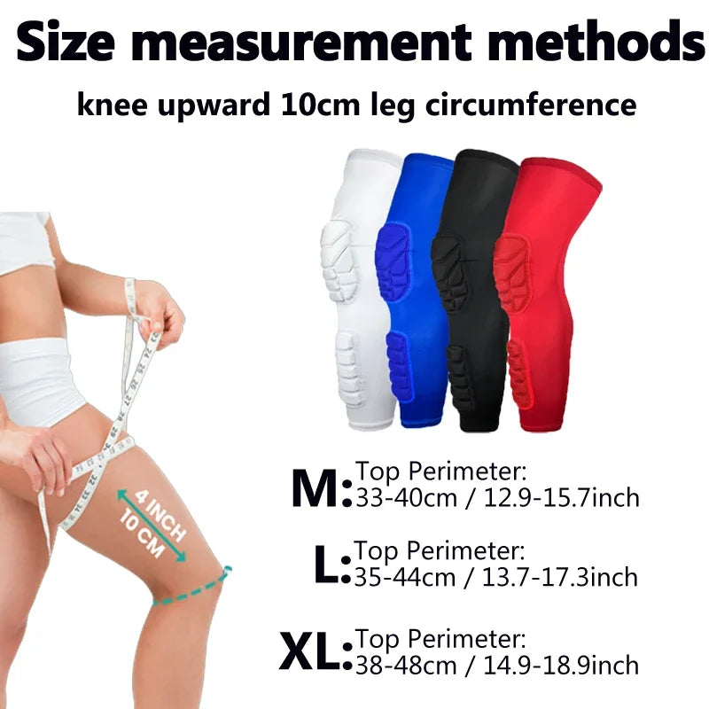 Leg Support Sleeve with EVA Padding for Sports Protection