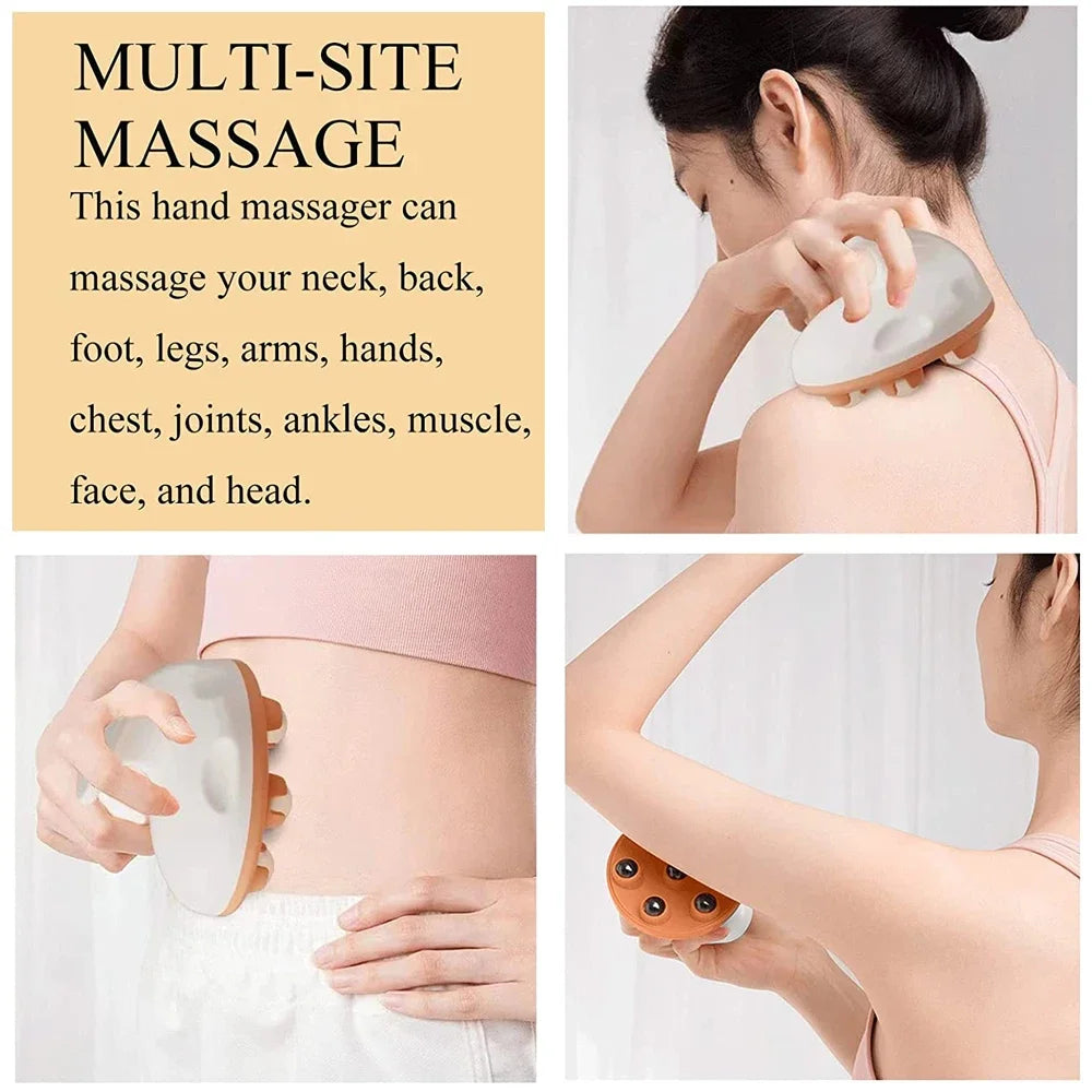 Handheld Massager with Stainless Steel Balls