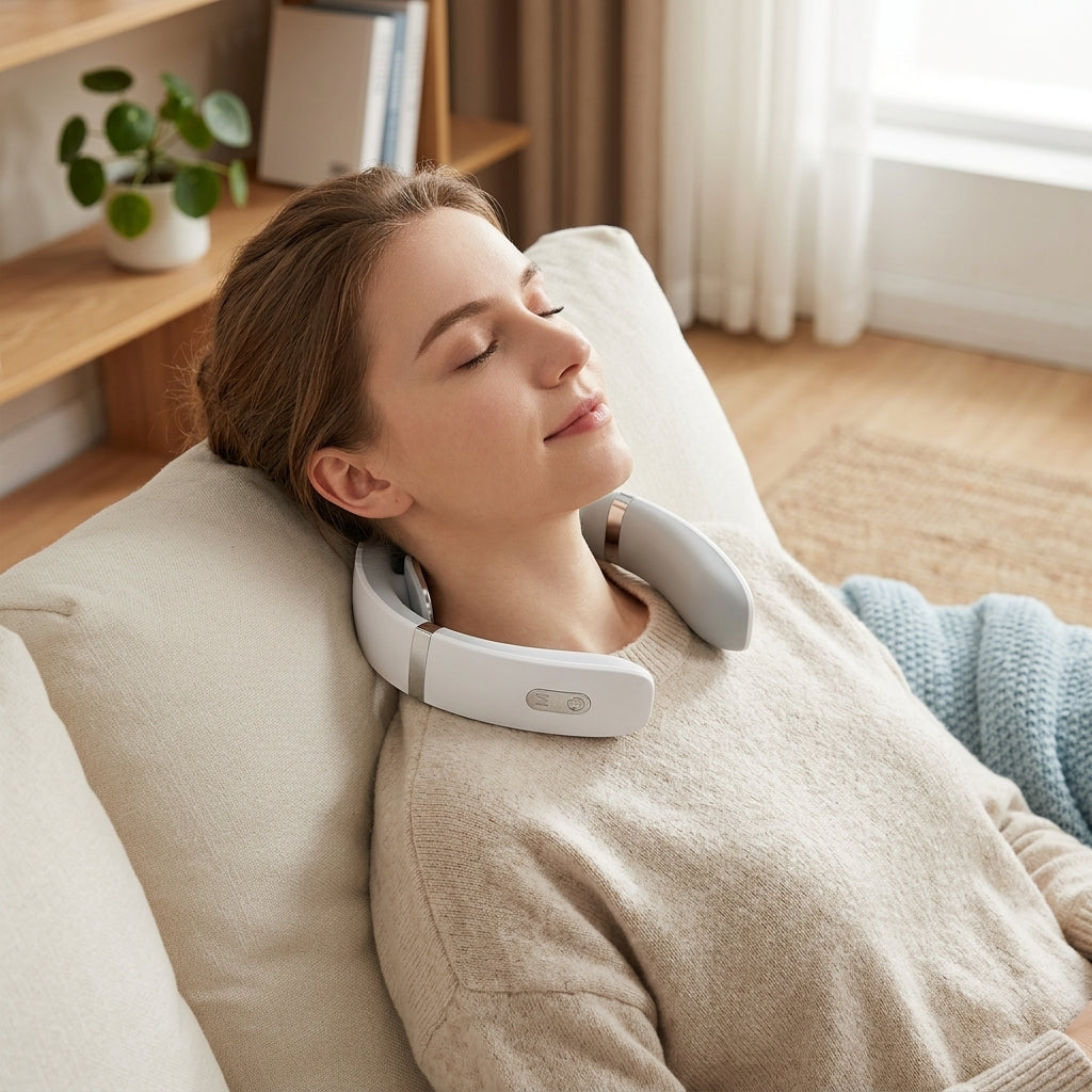 Cervical Relief | Shiatsu Neck and Shoulder Massager with Portable Design | Deep Relaxation for On-the-Go Comfort 12