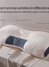 Cervical Support Pillow for Neck Pain Relief with Adjustable Height | Washable Cover for Enhanced Comfort 1