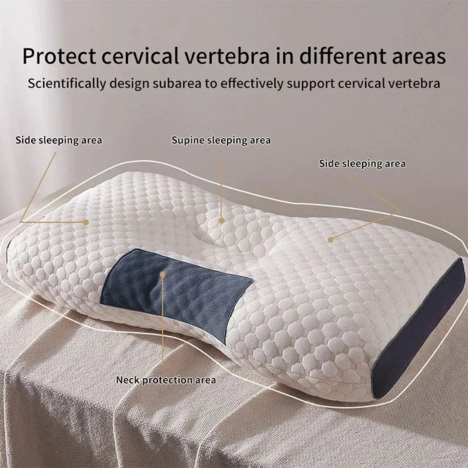 Cervical Support Pillow for Neck Pain Relief with Adjustable Height | Washable Cover for Enhanced Comfort 1