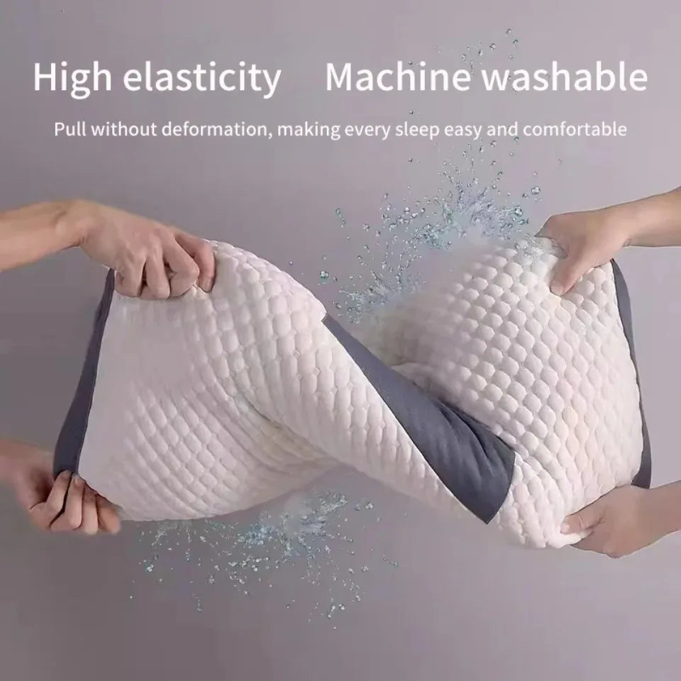 Cervical Support Pillow for Neck Pain Relief with Adjustable Height | Washable Cover for Enhanced Comfort 2
