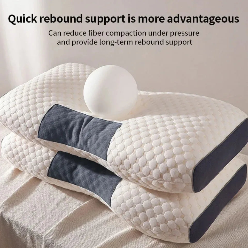 Cervical Support Pillow for Neck Pain Relief with Adjustable Height | Washable Cover for Enhanced Comfort 3