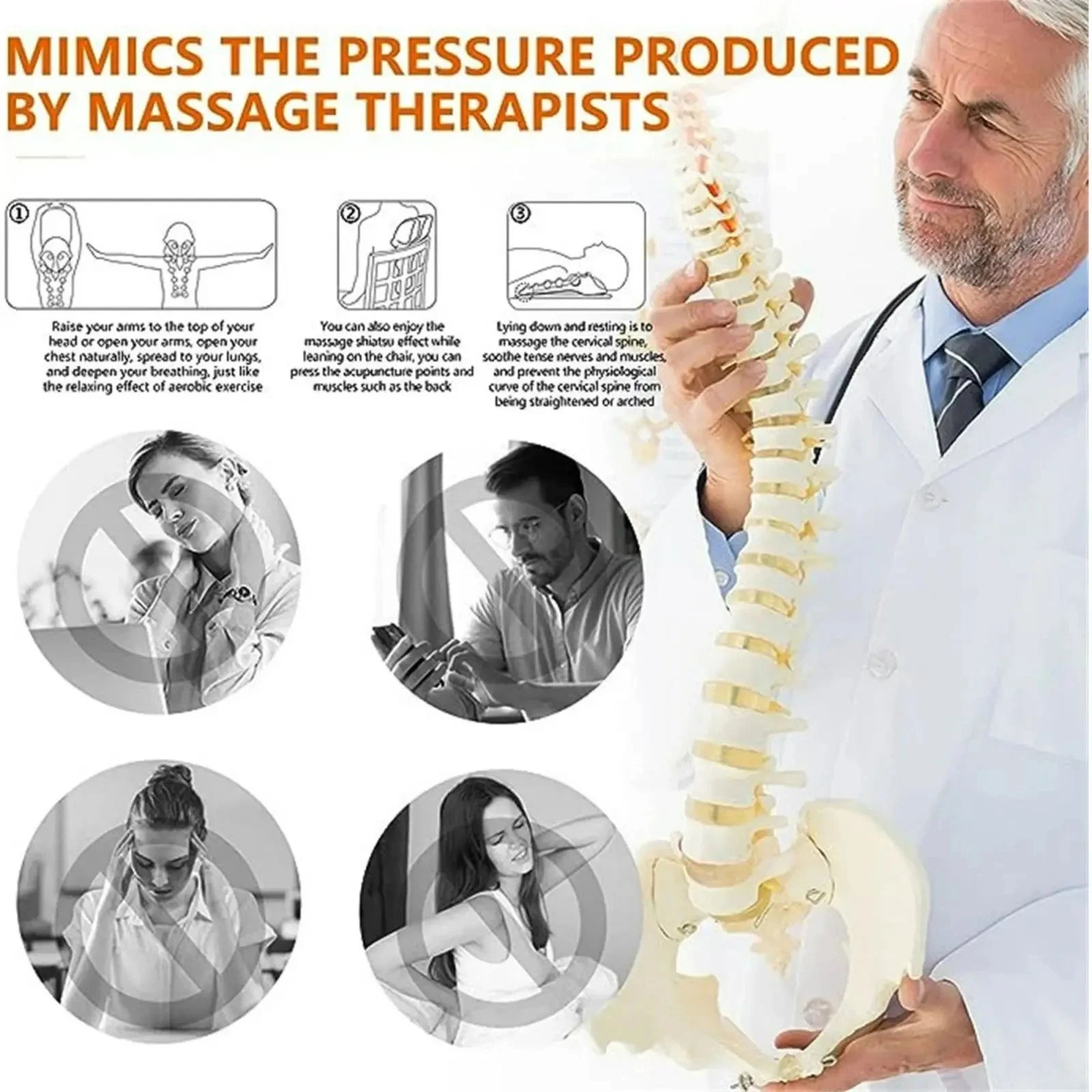 Cervical Support | Neck Traction Device with Acupoint Massage