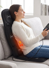 ComfortEase | Electric Back Massager Cushion with Infrared Heating | Versatile Massage for Home and Car 14