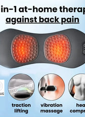 ComfortEase | Electric Lumbar Support Pillow with Heating & Vibration | Ergonomic Design for Back Pain Relief 6