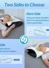 ComfortEase | Ergonomic Cotton Snack Pillow with Soft Design | Lightweight Support for All Sleep Positions 4