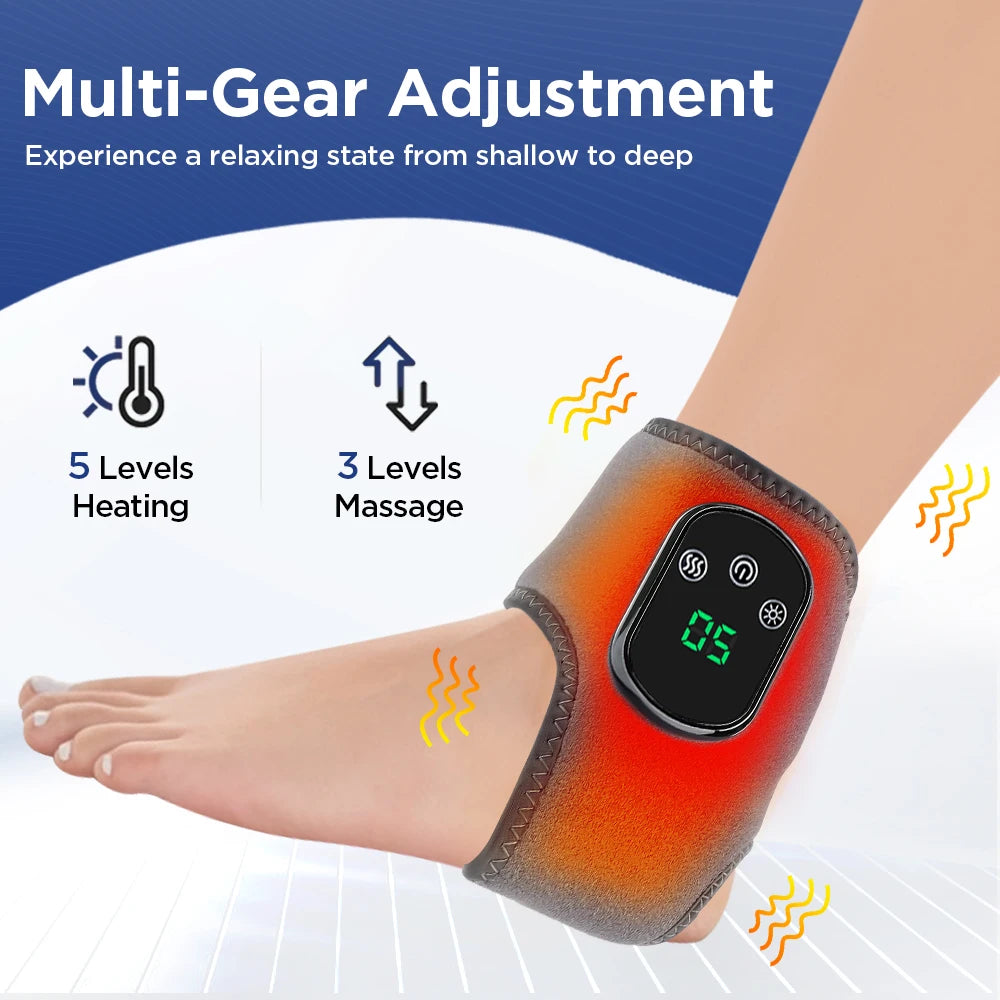 ComfortFlex | Electric Foot Massager with Infrared Heat & Vibration | Adjustable Support for Pain Relief 2