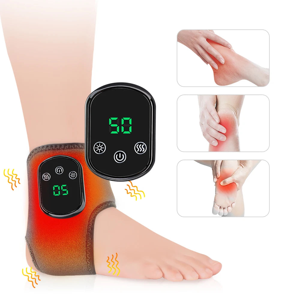 ComfortFlex | Electric Foot Massager with Infrared Heat & Vibration | Adjustable Support for Pain Relief 4