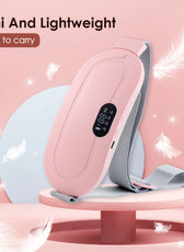 Comfort Belt | Electric Heating Pad for Cramps with Adjustable Vibration | Rechargeable Relief for Abdominal Comfort 0
