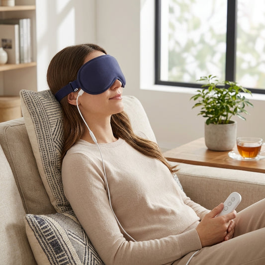 Comfort Eye Mask | 3-Level Hot Compress Electric Steam Eye Mask with Smart Timing for Relaxation 12