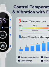 Comfort Eye Mask | 3-Level Hot Compress Electric Steam Eye Mask with Smart Timing for Relaxation 3
