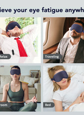 Comfort Eye Mask | 3-Level Hot Compress Electric Steam Eye Mask with Smart Timing for Relaxation 5