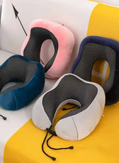 Comfort Haven | Travel Neck Pillow with Massage Feature | Ergonomic Design for Ultimate Comfort 0