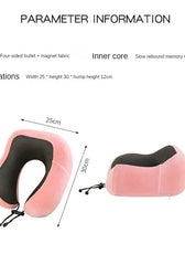 Comfort Haven | Travel Neck Pillow with Massage Feature | Ergonomic Design for Ultimate Comfort 1