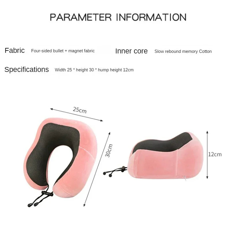 Comfort Haven | Travel Neck Pillow with Massage Feature | Ergonomic Design for Ultimate Comfort 1