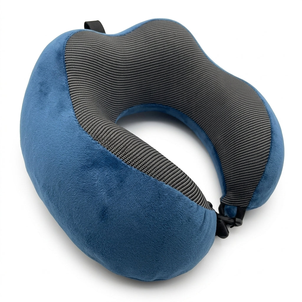 Travel Neck Pillow with Massage Feature
