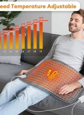 Comfort Heat | Electric Heating Massage Pad with 9 Temperature Levels | Soothing Relief for Legs and Body 0