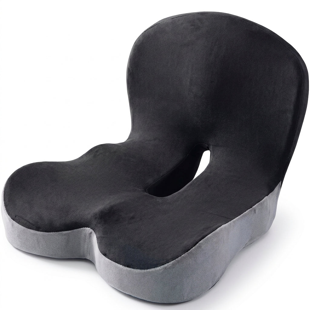 Memory Foam Lumbar Cushion with Ergonomic Design