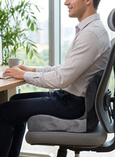 Memory Foam Lumbar Cushion with Ergonomic Design