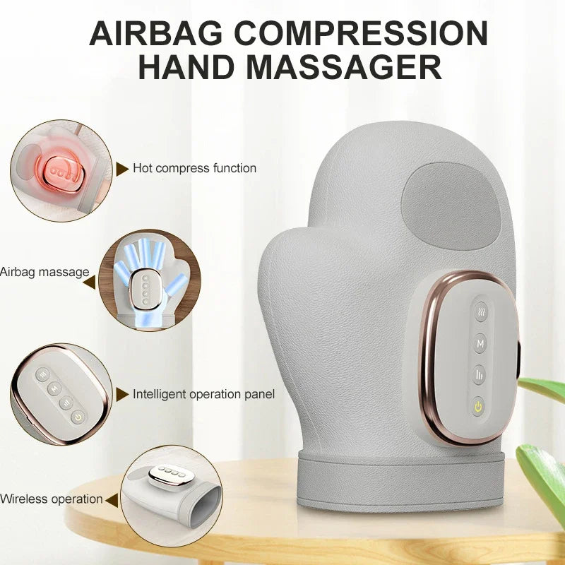 Comfort Touch | Electric Hand Massager with Heat & Compression | Portable Relief for Hand Fatigue 1