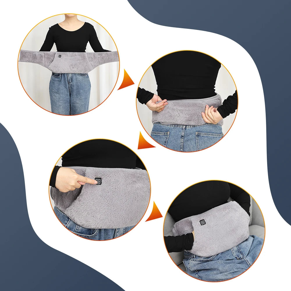 Comfort Warmth | Electric Graphene Heating Pad with 3 Temperature Settings | Portable Waist and Hand Warmer for Ultimate Comfort 2