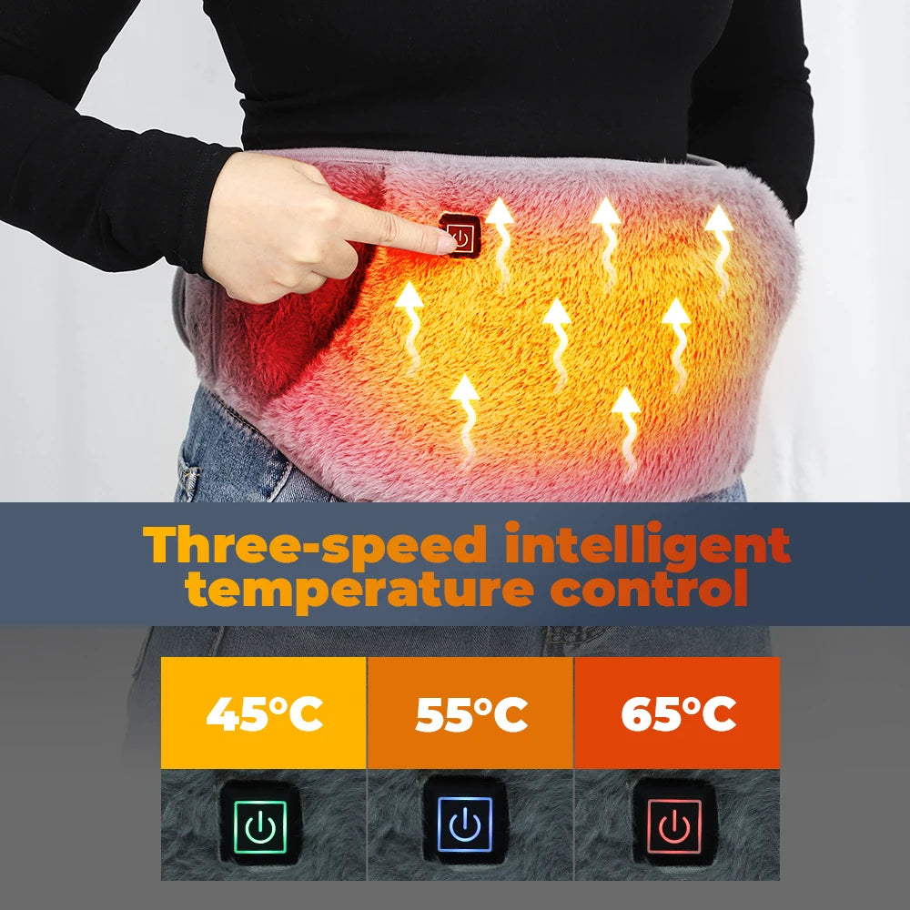 Comfort Warmth | Electric Graphene Heating Pad with 3 Temperature Settings | Portable Waist and Hand Warmer for Ultimate Comfort 5