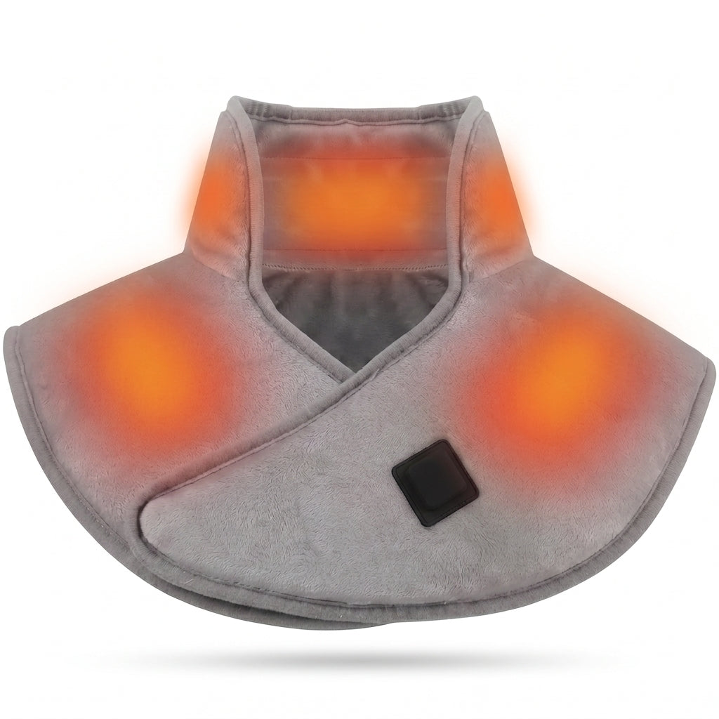 Comfort Wrap | USB Heated Neck and Shoulder Pad with 3 Heat Levels | Soft Fabric for Soothing Relief 11