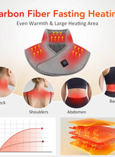 Comfort Wrap | USB Heated Neck and Shoulder Pad with 3 Heat Levels | Soft Fabric for Soothing Relief 2