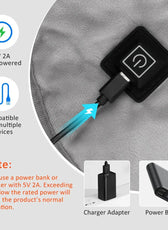 Comfort Wrap | USB Heated Neck and Shoulder Pad with 3 Heat Levels | Soft Fabric for Soothing Relief 3