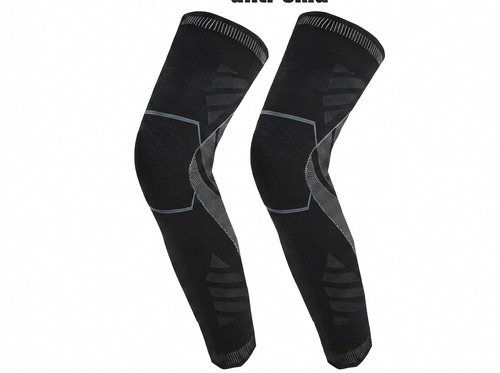 Compression Knee Brace | Non-Slip Full-Length Sleeve for Sports Support | Adjustable Fit for Enhanced Stability 12