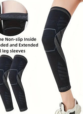 Compression Knee Brace | Non-Slip Full-Length Sleeve for Sports Support | Adjustable Fit for Enhanced Stability 2