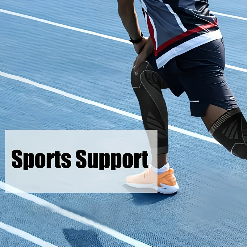 Compression Knee Brace | Non-Slip Full-Length Sleeve for Sports Support | Adjustable Fit for Enhanced Stability 4