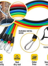 Dynamic Fitness Set | Resistance Bands Workout with Adjustable Levels
