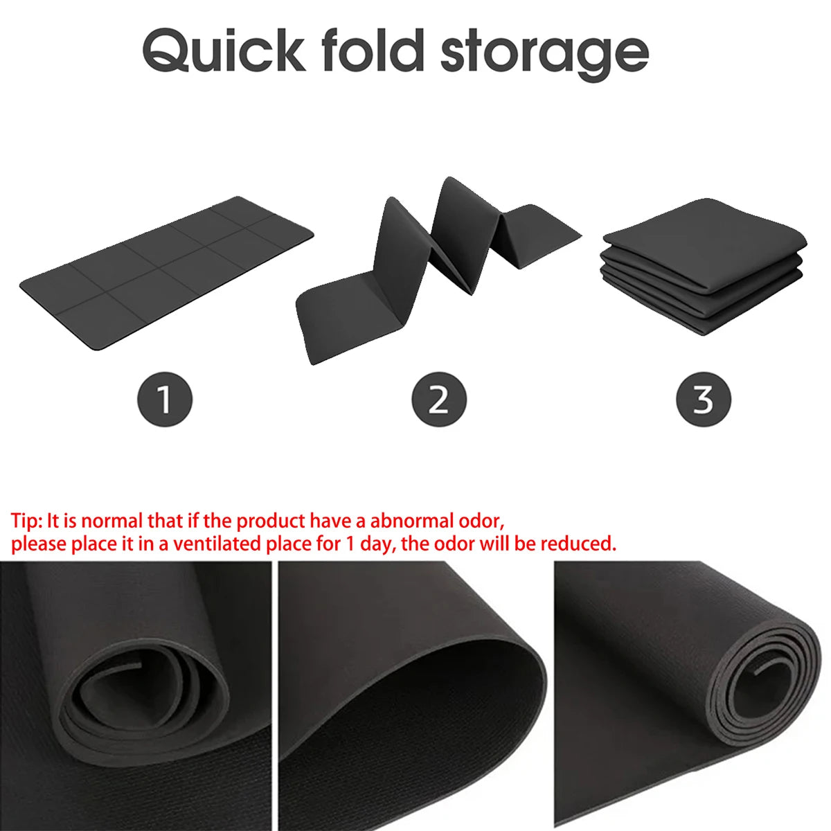 Eco-Friendly Folding Yoga Mat | Lightweight & Durable for Travel Fitness
