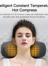 Electric Neck Massager Pillow with Heat & Vibration | Orthopedic Support for Pain Relief 4