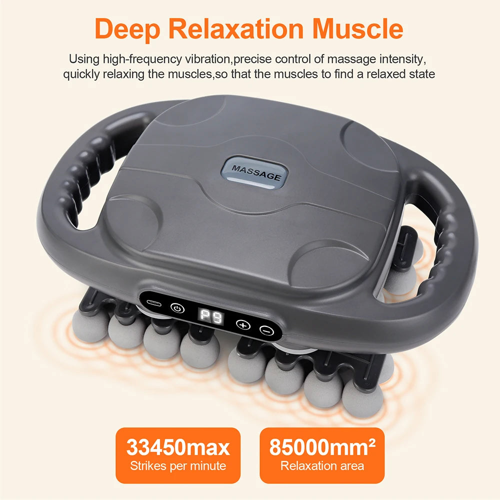 Fascia | Massage Gun with 42 Heads High-Frequency Vibration for Muscle Relief