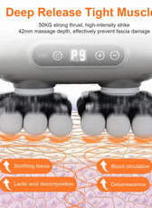 Fascia | Massage Gun with 42 Heads High-Frequency Vibration for Muscle Relief