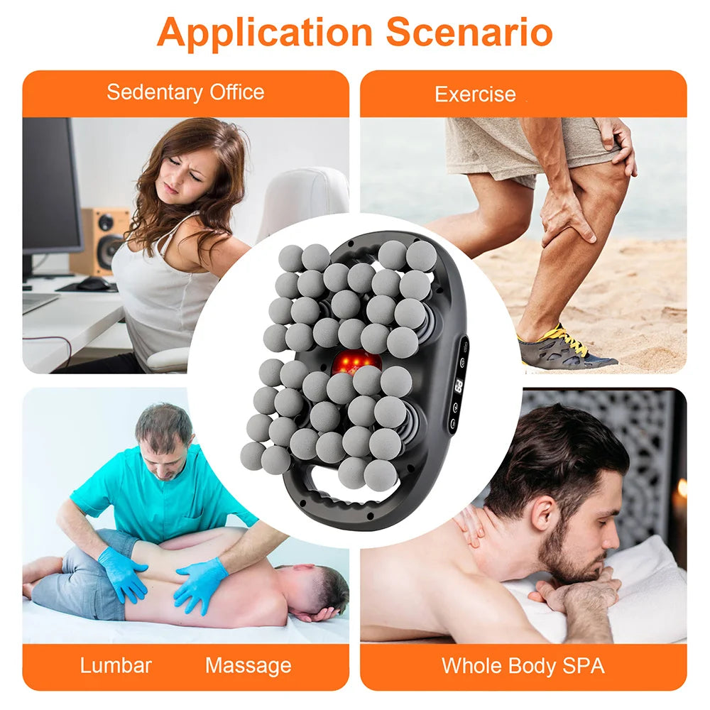 Fascia | Massage Gun with 42 Heads High-Frequency Vibration for Muscle Relief