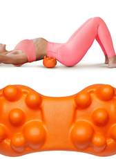 Deep Tissue Massage Device with 14 Nodes for Hip and Lower Back Comfort