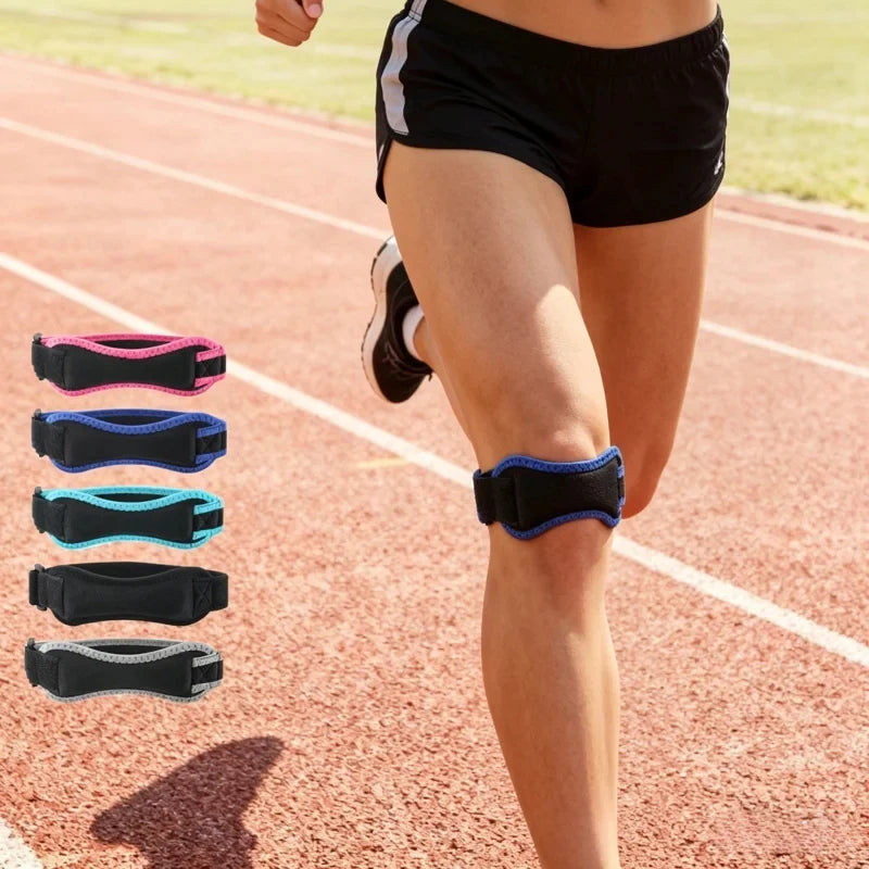 Knee Compression Sleeve | Adjustable Support with Shock Absorption | Ideal for Sports and Fitness Activities 0