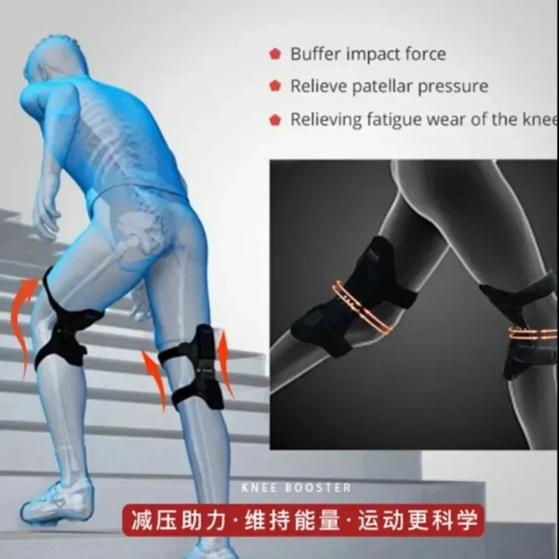 Knee Support Pads | Powerful Rebound Spring Force for Enhanced Comfort