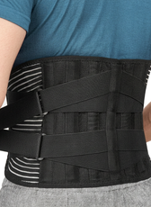 Lumbar Support Brace | Anti-Skid Back Support Belt with 6 Stays | Breathable Design for Pain Relief 11