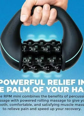 Mini Rolling Massager | Rechargeable Deep Tissue Percussive Device for Muscle Recovery 2
