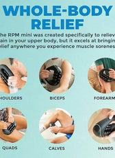 Mini Rolling Massager | Rechargeable Deep Tissue Percussive Device for Muscle Recovery 4