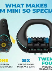 Mini Rolling Massager | Rechargeable Deep Tissue Percussive Device for Muscle Recovery 5