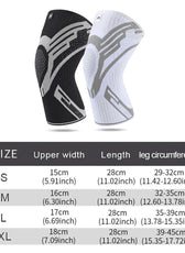 Premium Compression Knee Support Sleeve | Breathable Elastic Design for Active Sports 1